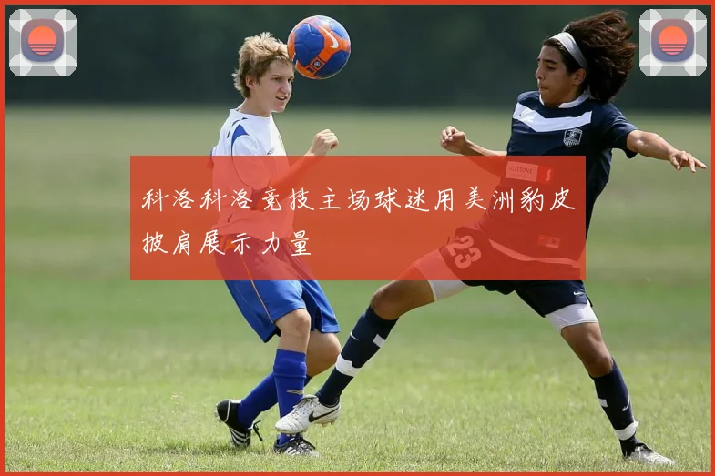 科洛科洛竞技主场球迷用美洲豹皮披肩展示力量